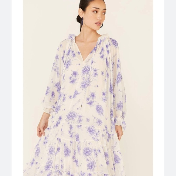 Free People Women's Dresses Free People Feeling Groovy Maxi DresS Small - Picture 3 of 7